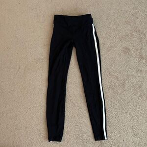 Athleta XXS White Stripe Legging